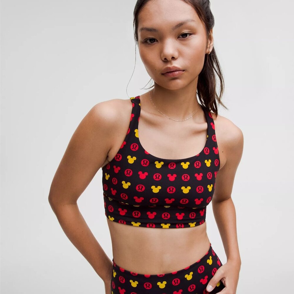 Disney x lululemon *Energy Longline Bra Medium Support, B–D Cups